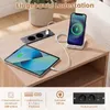 COSTWAY - Table de chevet avec station de charge, Voir les images du produit 4