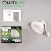 LUMILED Zestaw reflektorów wpuszczanych LED GU10 6W 4000K Podgląd zdjęcia produktu 9