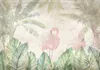 Vlies Fototapete - Birds in the Jungle 400x280 cm Blätter Produktbild-Vorschau 5