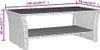 vidaXL Table basse noire 100x50x40 cm Poly rotin Voir les images du produit 6