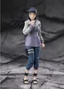 A full-body shot of an action figure of Hinata Hyuga from Naruto, standing on a rocky surface. Náhled obrázku produktu