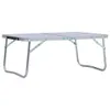 vidaXL Klappbarer Campingtisch Weiß Aluminium 60 x 40 cm Produktbild-Vorschau 7