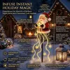2er-Set Weihnachts-Solar-Gartenstecker, Weihnachtsmann & Produktbild-Vorschau 8