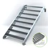 Stahltreppe 8 Stufen bis Höhe 160 cm, Laufbreite : 120 cm Produktbild-Vorschau 2