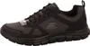 A side view of a black Skechers sneaker. Voir les images du produit