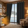110x203cm Blackout Thermal Door Curtain Eyelets Vodotěsné Náhled obrázku produktu 12