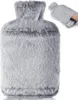 BOLEi Wärmflasche 2L mit Känguru-Tasche, Grau Produktbild-Vorschau 1
