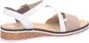 Rieker Damen Keil-Sandaletten Weiß/Beige Voir les images du produit 30