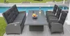 LC Garden Barcelona Speisesofa Anthrazit / Grau Produktbild-Vorschau 7