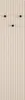 A coat rack with three hooks mounted on a slatted beige wall. Produktbild-Vorschau