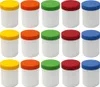 15 Salbendosen, Cremedosen 60ml hoch mit farbigen Deckeln - Produktbild-Vorschau 1