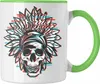 Trendation - Totenkopf Tasse Kaffee Frauen Mädchen Männer Produktbild-Vorschau 1