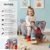 Éléphant à bascule en peluche à partir de 12 mois - gris Voir les images du produit 2