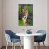 MuchoWow® Poster Tiger - Gras - Tiere 60x90 cm - Produktbild-Vorschau 5