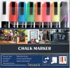 Marqueur craie Securit ORIGINAL MEDIUM étui de 8 couleurs Voir les images du produit 1