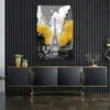 Paris mit goldenen Bäumen Wandbild Leinwandbild Kunstdruck Produktbild-Vorschau 2
