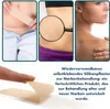 Collage showing close-ups of scars and a silicone scar sheet being applied. Produktbild-Vorschau