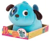 A blue plush puppy toy in its packaging. Náhled obrázku produktu