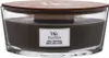 A WoodWick Sand & Driftwood candle in a clear glass jar with a wooden lid. Náhled obrázku produktu