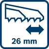 Bosch Akku-Stichsäge GST 18V-155 SC, 2 Akku Akku ProCORE18V Produktbild-Vorschau 23