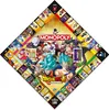 A top-down view of a Monopoly board game with Dragon Ball Super characters. Produktbild-Vorschau