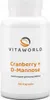 Vitaworld Cranberry + D-Mannose | 90 gélules | avec Voir les images du produit 1