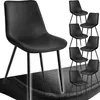 tectake® Set Stuhl Monroe gepolstert, in Samtoptik 48 x 59 Produktbild-Vorschau 10