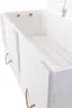 grosse weisse Holztruhe Kalle mit Schubladen und Deckel Produktbild-Vorschau 7