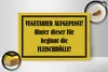 Holzschild Hinweis 30x20cm Vegetarier aufgepasst Schild Produktbild-Vorschau 2