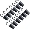 30 schwarze Metall-Gardinenclips mit Haken, vielseitig Produktbild-Vorschau 1