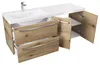 ATHD 120 cm SD Wandhängender Waschtischunterschrank links - Produktbild-Vorschau 2
