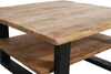 Couchtisch Baumkante 90 x 90 cm Mango massiv + rough Produktbild-Vorschau 4