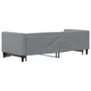 vidaXL Divano letto estraibile Grigio chiaro 80x200 cm Anteprima dell’immagine prodotto 5