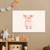 Leinwand Bilder 60x40 cm - Kinder Beige - Schwein - Produktbild-Vorschau 2