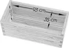Pflanzkasten Holz mit Vlies 100x42x38cm naturbraun - XXL Produktbild-Vorschau 5