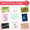 10 Einladungskarten Faultier Dschungel grün inkl. 10 Produktbild-Vorschau 6