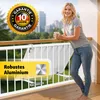 Balkonkraftwerk Halterung eckig Balkonhaken Balkonhalterung Produktbild-Vorschau 3