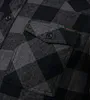 Herren checkered Flanell Hemd langarm 3X-Large Schwarz/Grau Produktbild-Vorschau 3