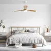 Sofucor 132 cm moderner gelber Deckenventilator mit Licht, Produktbild-Vorschau 9