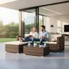 Mucola Gartenmöbel 5tlg. Gartenlounge Sitzgruppe Gartenset Produktbild-Vorschau 5