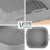 Vilde | Insert en silicone Pour Air Fryer - Gris - 22 cm - Voir les images du produit 7