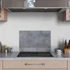 DEQORI Küchenrückwand Glas 60x40 cm 'Betonstruktur im Produktbild-Vorschau 3