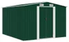vidaXL Gerätehaus 257x298x178 cm Metall Grün Produktbild-Vorschau 8