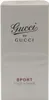 Verpackung des Gucci by Gucci Sport-Dufts mit ikonischen Farbdetails und minimalistischer Beschriftung auf edlem, strukturiertem Karton. Produktbild-Vorschau