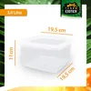 Dose 3 Liter – 19,5 × 19,5 × 11 cm – Transparent mit Produktbild-Vorschau 4