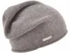 Seeberger Strickmütze-Beanie aus 100% Kaschmir mit Rollrand in braun