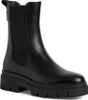 A black Chelsea boot with a chunky sole is shown against a white background. Voir les images du produit