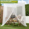 SEKEY moskitiera na podwójne łóżko - 220x200x200cm Podgląd zdjęcia produktu 8
