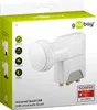 Goobay 67272 Universal Quad LNB, Blanc-Gris - LNB SAT Voir les images du produit 2