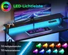 Gamingtafel met LED-verlichting en stopcontact, Productafbeelding-voorbeeld 4